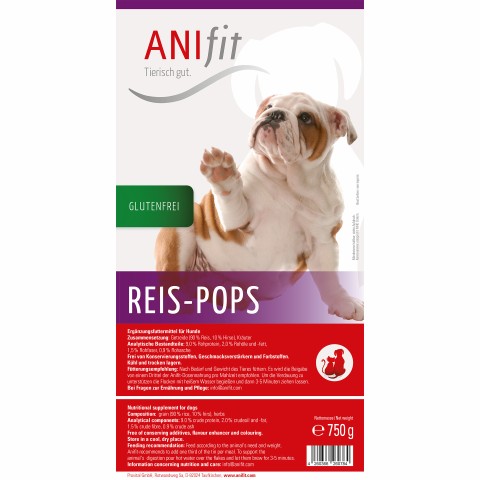 Hond Accessories B.A.R.F. Vlokken Rijst-Pops 750g 1 Stuk -3- Anifit